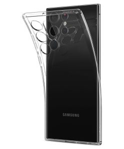 Spigen Liquid Crystal, zaštitna maska za telefon, prozirna - Samsung Galaxy S22 Ultra