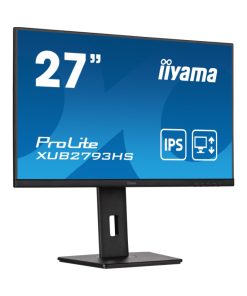 IIYAMA 27" XUB2793HS-B7 FHD (1920x1080) IPS, Pivot, 100Hz, 1ms, 16:9, 300 cd/m2, 1000:1, HDMI/DP, zvučnici, crni