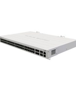 Mikrotik Cloud Router Switch CRS354-48G-4S+2Q+RM, 48×G-LAN RJ45, 4×10G SFP+, 2×40G QSFP+, RouterOS L5, 1U rackmount , Dual redundant PSU
