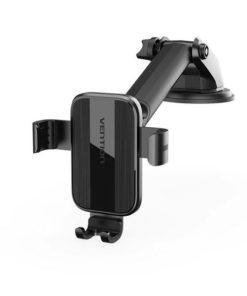 Vention Auto-Clamping Car Phone Mount With Suction Cup, Black