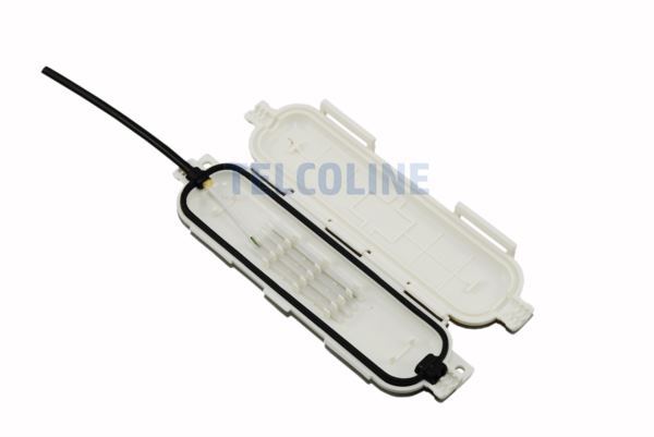 NFO Splice Closure Mini, for Drop Cables, 4 splices