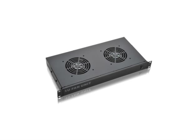 NaviaTec 19" ventilatorska jedinica, 1U, 2 ventilatora