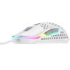 Cherry XTRFY M42 optički RGB igraći miš, 16000 cpi, USB, bijeli