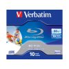 Blu-Ray Verbatim BD-R DL 6× 50GB Wide Printabilni No ID Surface Hard Coat, 10 kom. JC (Double Layer)
