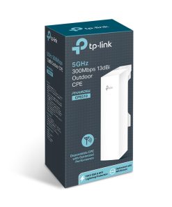 TP-Link bežična pristupna točka vanjska (AP) 300Mbps (5.0GHz), 802.11a/n, podrška za Pasive PoE, 1×LAN, WISP Client Router, QCA, 2×13dBi usmjeriva antena