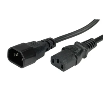 Roline VALUE naponski kabel PC-Monitor, IEC320 C14-C13 10A, M/F, 1.8m, crni