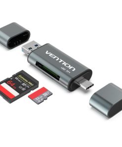 Vention USB 3.0 Multi-function Card Reader Gray