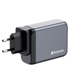 Verbatim GNC-100 GaN zidni punjač 100W, 2×USB-C PD 100W / 1×USB-C PD 65W / 1×USB-A QC3.0