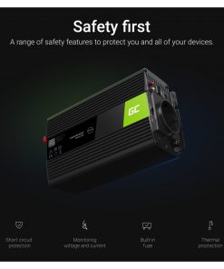 Green Cell strujni inverter 12V na 220V, 1000W/2000W (INV08)