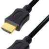 Transmedia High Speed HDMI cable with Ethernet 2m gold plugs, 4K