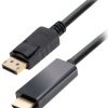 Transmedia DisplayPort plug to HDMI plug, 4K@60Hz, 1,0 m