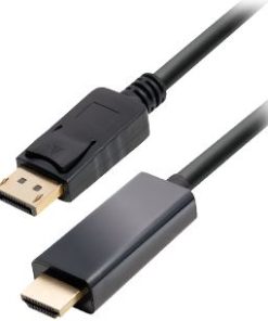 Transmedia DisplayPort plug to HDMI plug, 4K@60Hz, 1,0 m
