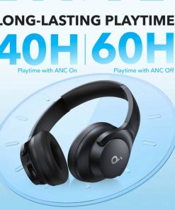 Anker Soundcore Q20i naglavne bežične Bluetooth 5, slušalice s mikrofonom, 60h, EQ, crne A3004G11