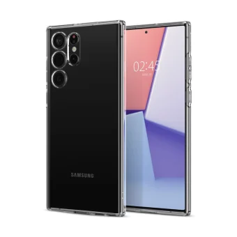 Spigen Liquid Crystal, zaštitna maska za telefon, prozirna - Samsung Galaxy S22 Ultra