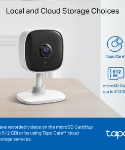 TP-Link Tapo C110 kamera UHD 3MP, H.264, Advanced Night Vision, microSD, dvosmjerni audio, detekcija pokreta, Wi-Fi, Tapo app