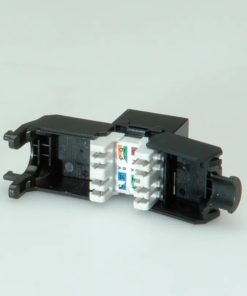Roline RJ45 Keystone konektor Cat.6/Class E, UTP (tool-free), crni