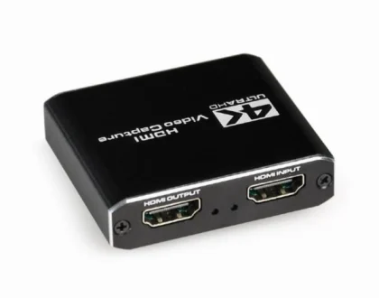 Gembird USB HDMI grabber, 4K, pass-through HDMI