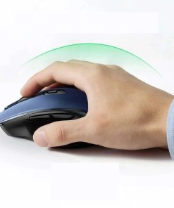 UGREEN MU006 bežični ergonomski miš, bluetooth, 4000 DPI, USB, plavo crni