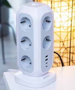 Verbatim EU Power Tower EUPT-01 11xAC / 2xUSB / 2xType-C
