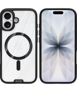 Rixus Crystal Amber Case For Apple iPhone 17 Black