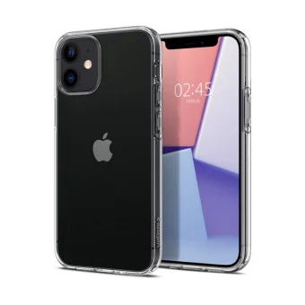 Spigen Liquid Crystal, zaštitna maska za telefon, prozirna - iPhone 12 mini