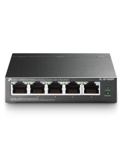 TP-Link 5-port Desktop preklopnik (Switch), 5×10/100M RJ45 ports + 4 PoE ports, metalno kućište (58W)