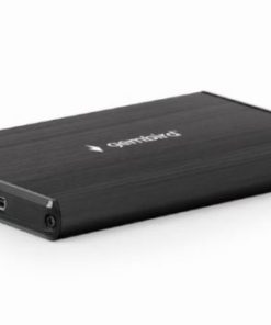 Gembird USB 3.0 2.5'' enclosure, brushed aluminum, black