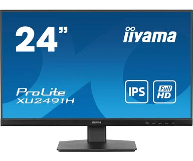IIYAMA 24" XU2491H-B1 FHD (1920x1080) IPS 16:9, 100Hz, 300cd/m2, 1300:1, 0.5ms, HDMI/DP