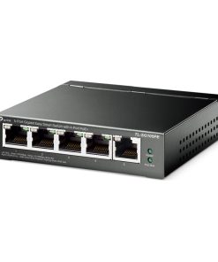 TP-Link 5-port Gigabit PoE Easy Smart preklopnik (Switch), 5×10/100/1000M RJ45, 4×PoE+, metalno kućište, 13" (65W)