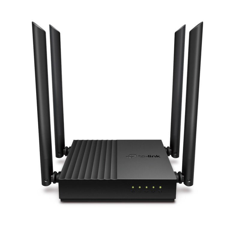 TP-Link AC1200 Archer C64 bežični usmjerivač (Dual-Band Gigabit Router) 400Mbps/867Mbps (2.4GHz/5GHz), 802.11a/b/g/n/ac, 1×G-WAN, 4×G-LAN, 4 antene
