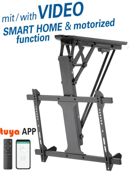 Transmedia Motorized folding Suspension Bracket for flat screens 32"-70"