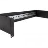Delock 19” DIN rail Panel 2U black