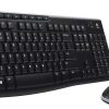 Logitech MK270 bežična tipkovnica i miš, crna