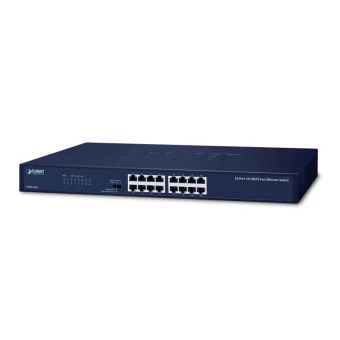 PLANET preklopnik (Switch) 16-port 10/100Mbps, 19"