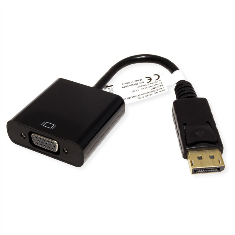 Roline VALUE adapter/kabel DP-VGA, M/F