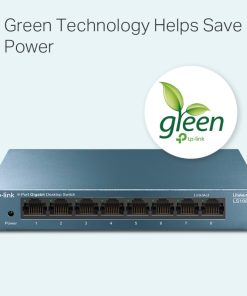TP-Link 8-Port Gigabit Desktop preklopnik (Switch), 8×10/100/1000Mbps, Auto-Negotiation RJ45, Auto-MDI/MDIX, metalno kućište