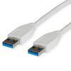 Roline VALUE USB3.0 kabel TIP A-A M/M, 1.8m, bijeli