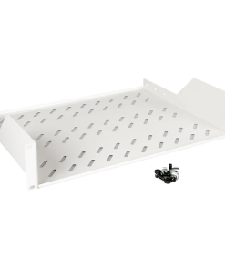 Roline 19" 2U fiksna polica, D=350mm, nosivost 25kg, siva