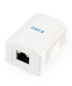 Gembird CAT6 FTP single port surface mount box