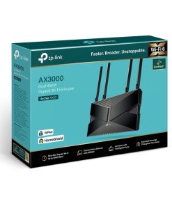 TP-Link AX3000 Archer AX53 bežični usmjerivač, Dual-Band WiFi 6, 574Mbps/2402Mbps (2.4GHz/5GHz)802.11ax/a/b/g/n/ac, 1×G-WAN, 4×G-LAN, 4 antene, bežični