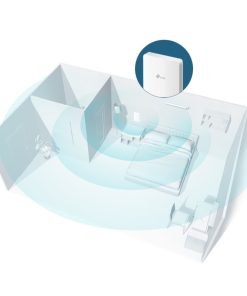 TP-Link Omada AC1200 bežična pristupna točka zidna/stropna (AP) 300Mbps/867Mbps (2.4GHz/5GHz), 802.11a/b/g/n/ac, 4×G-LAN, podrška za PoE, 2×4dBi antena