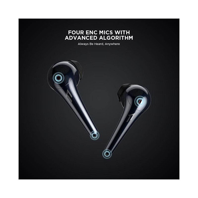 1MORE ComfoBuds 2 TWS In-Ear bežične slušalice s mikrofonom, BT5.2, Sonarworks App, ENC, IPX5, 24h, crne