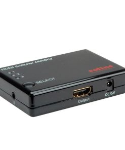 Roline HDMI trosmjerni preklopnik + daljinski upravljač, 4K (3 ulaza/1 izlaz)