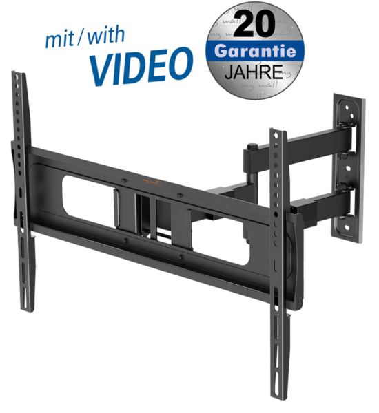 Transmedia Swivel TV wall mount, 37"-86" up to 50kg