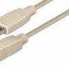 Transmedia USB 2.0 AB, Beige, 1,8m