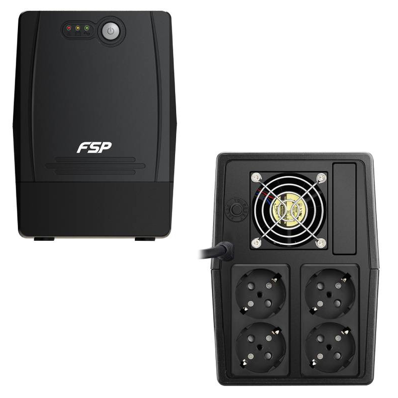 Fortron Source UPS FP 1500VA/900W, Line-interactive, 4×Schuko, 2×9Ah