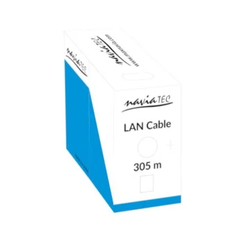 NaviaTec Cat6 UTP solid, CCA 305m, Outdoor