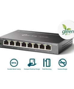 TP-Link 8-port Gigabit Easy Smart preklopnik (Switch), 8×10/100/1000M RJ45 ports, metalno kućište