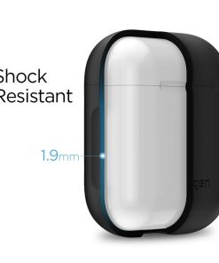 Spigen Silicone case, zaštitna maska za AirPods, crna - AirPods 1/2019 (066CS24808)