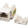 MasterLan keystone UTP Cat.5e, white